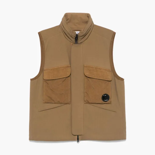 C.P. Company GD Shell Gilet Brown