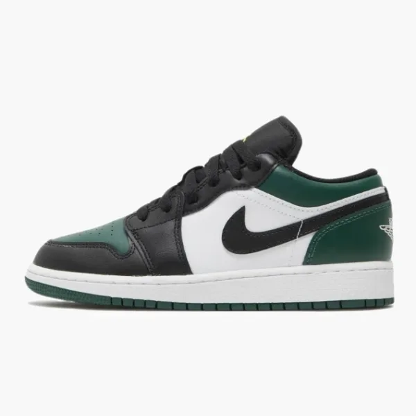 Air Jordan 1 Low GS Green Toe