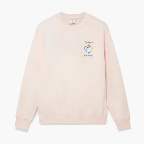 Casablanca Montagne Sportif Sweatshirt Pink