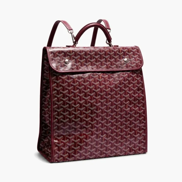 Goyard Saint Leger Backpack Burgundy