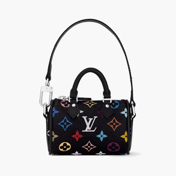 Louis Vuitton x Takashi Murakami Micro Speedy Monogram Bag Multicolor