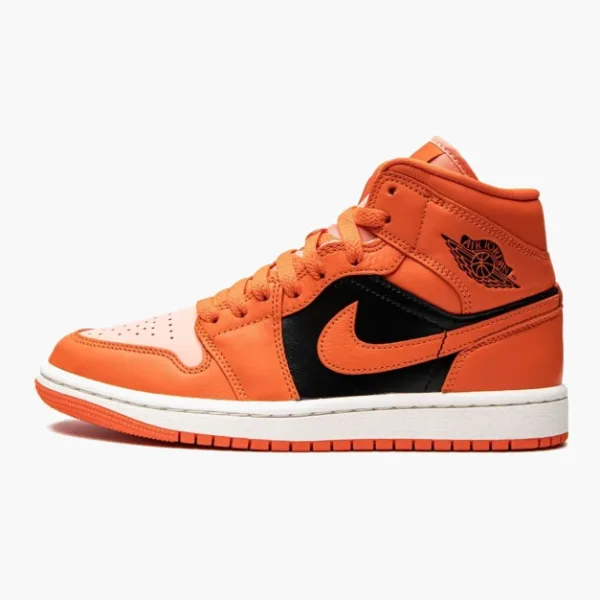 Air Jordan 1 Mid SE WMNS Orange / Black
