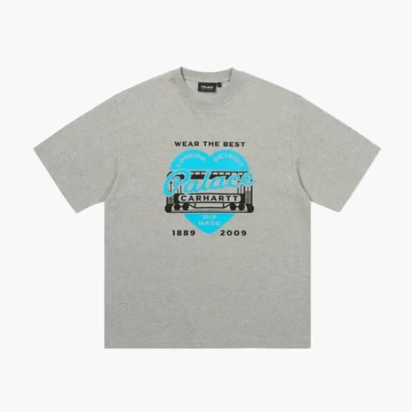 Palace x Carhartt WIP Heart T-Shirt Heather Grey