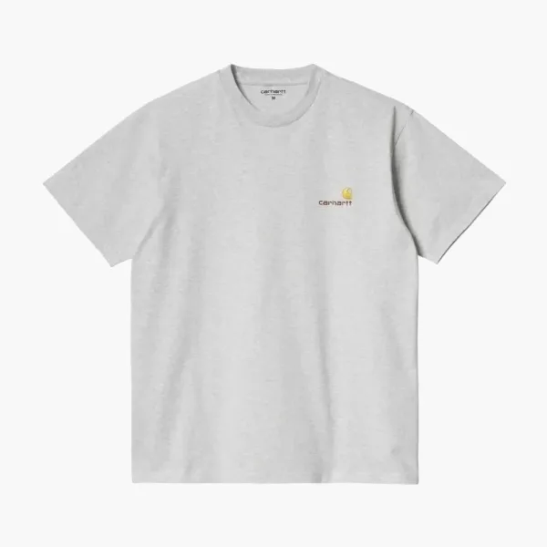 Carhartt WIP Script Logo T-Shirt Grey Heather