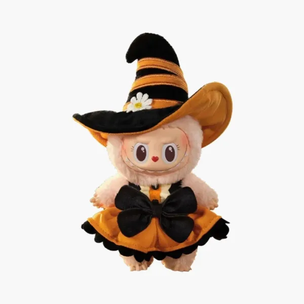 Pop Mart Labubu Magic of Pumpkin Mokoko Vinyl Plush Pendant  (21 СМ)