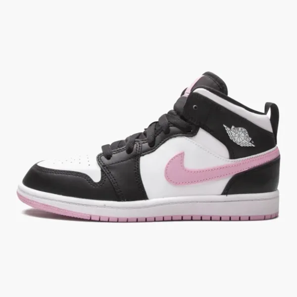 Air Jordan 1 Mid PS White / Light Arctic Pink / Black