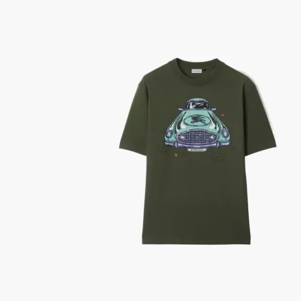 Burberry Car Cotton T-shirt  Yew