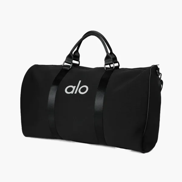 Alo Yoga Large Traverse Duffle Black/Silver