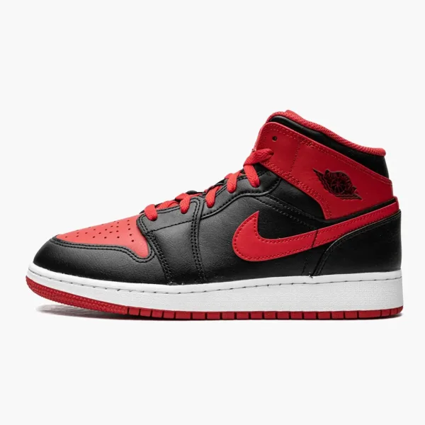 Air Jordan 1 Mid GS Alternate Bred