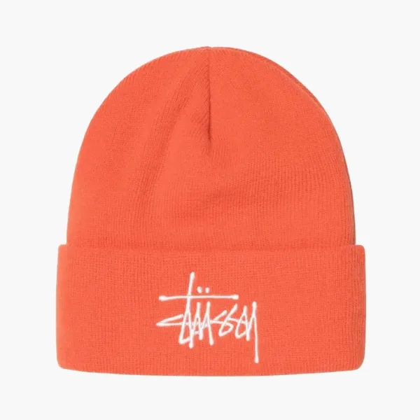 Stussy Big Basic Thinsulate Beanie Orange