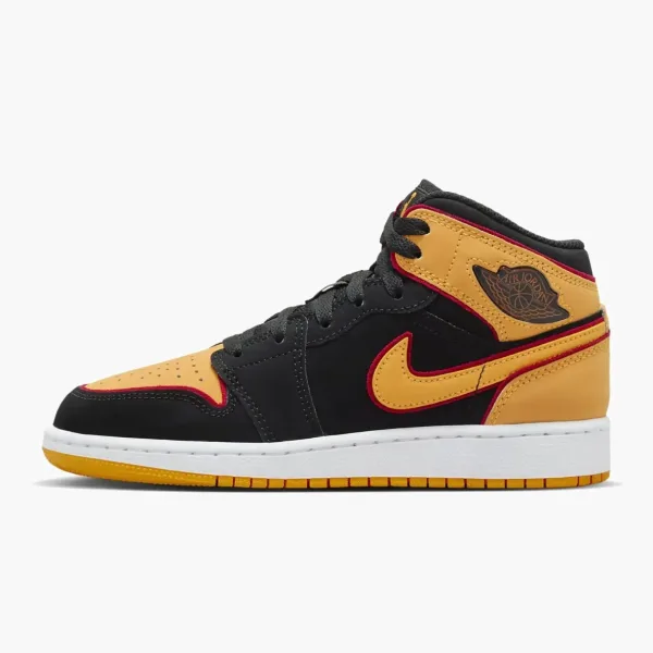 Air Jordan 1 Mid GS Vivid Orange