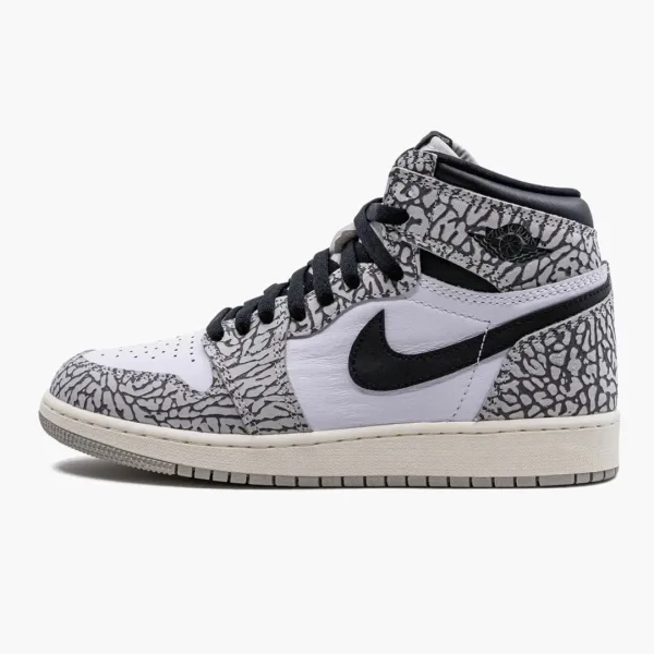 Air Jordan 1 High OG GS White Cement