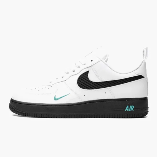 Nike Air Force 1 White/Black Teal