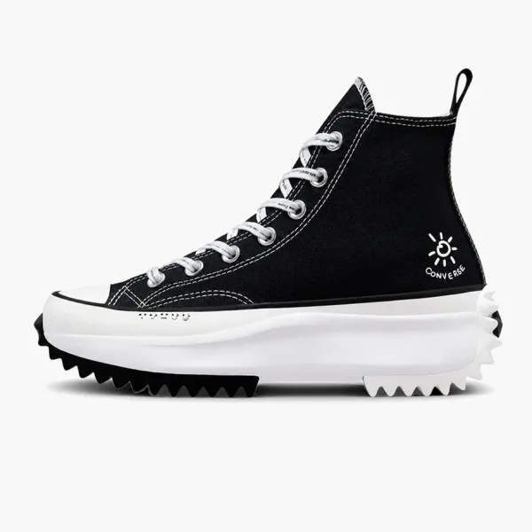 Converse Run Star Hike Hi Holiday Black White