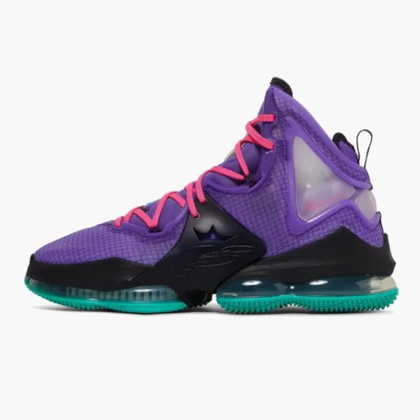 Nike Lebron 19 Purple Teal