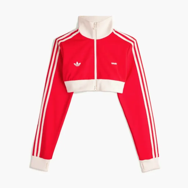 Adidas Originals x Avavav Cropped Track Top Better Scarlet