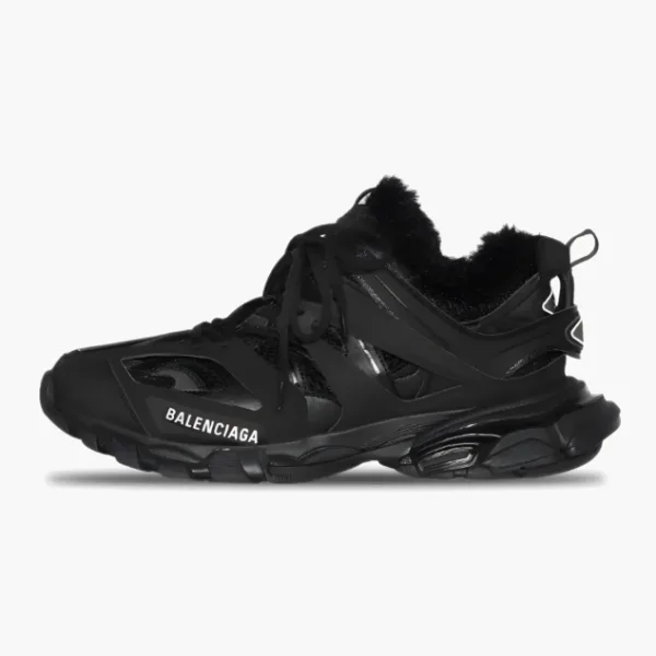 Balenciaga Track Sneaker Faux Fur Black