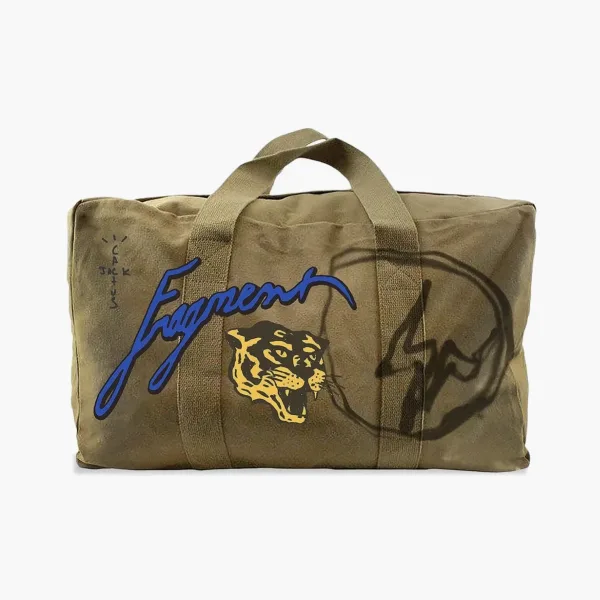 Cactus Jack by Travis Scott For Fragment Icons Duffle Olive