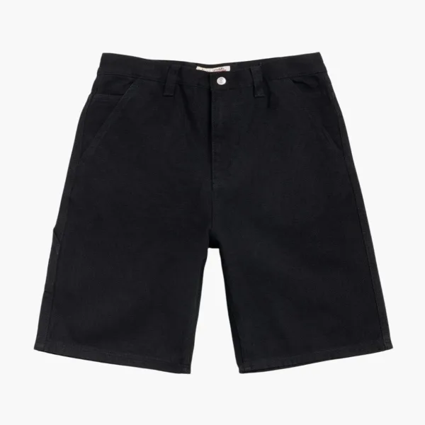 Stussy Canvas Work Shorts Black