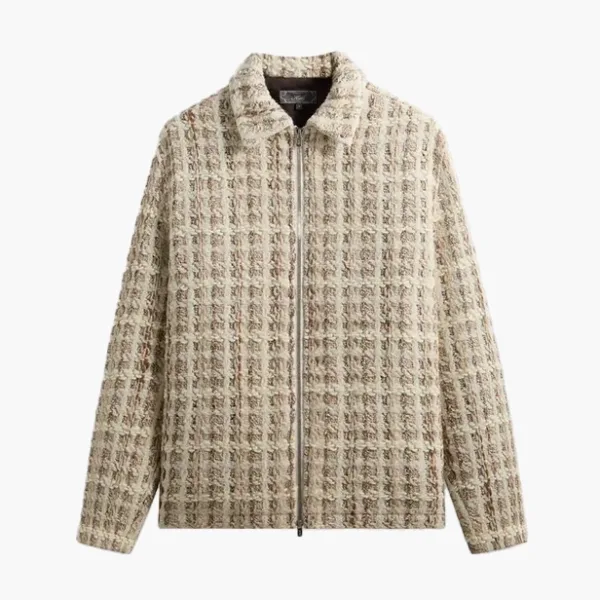 Kith Windowpane Tweed Coaches Jacket Hallow