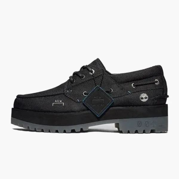 Timberland x A Cold Wall Handsewn Boat Shoes Black