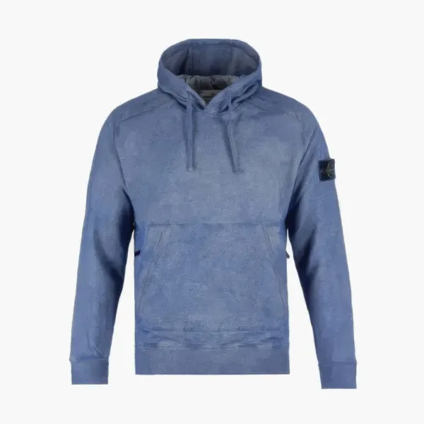 Stone Island Off-dye Hoodie Blue