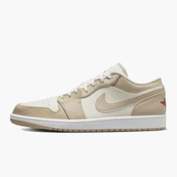 Nike Air Jordan 1 Low SE Sail Rattan University Red