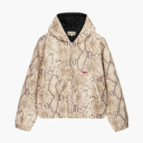 Stussy Canvas Insulated Work Jacket Python