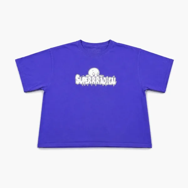 Superrradical OG Casper Ghost Logo T-Shirt Purple