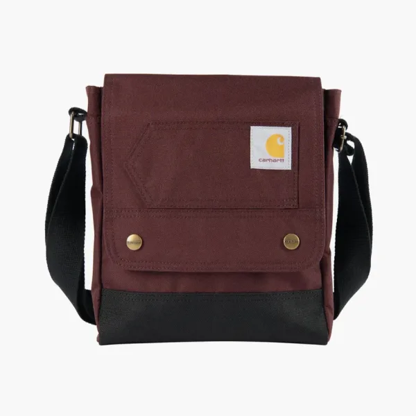 Carhartt Crossbody Snap Bag Burgundy