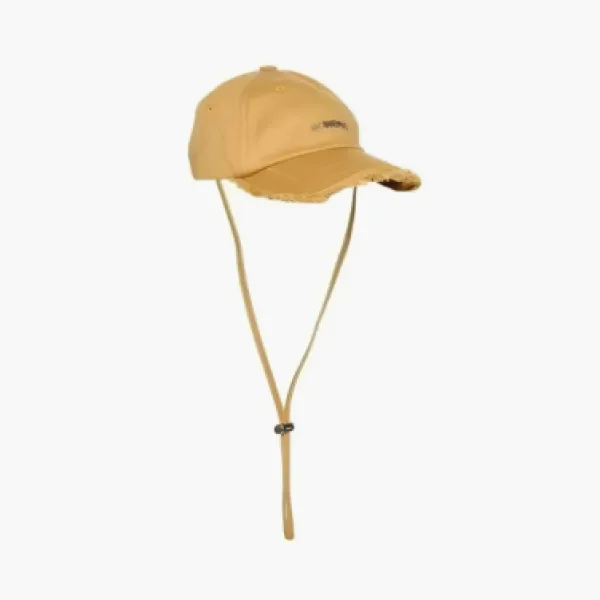 Jacquemus Baseball Cap Fur Yellow