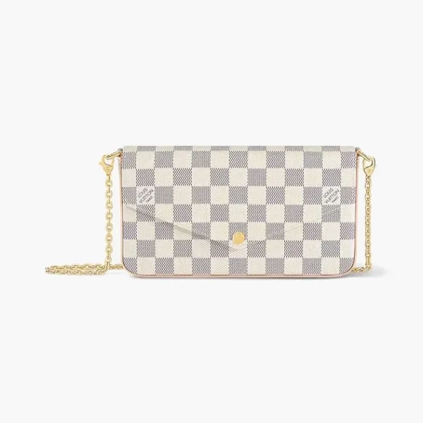 Louis Vuitton Pochette Felicie Canvas Damier Azur 