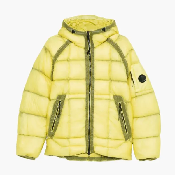 C.P. Company Padded Hooded Jacket Yellow