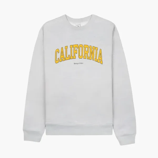 Sporty & Rich Sweaters Unisex Gray