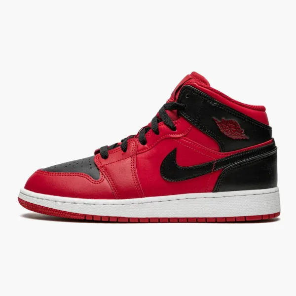 Air Jordan 1 Mid GS Reverse Bred 2021