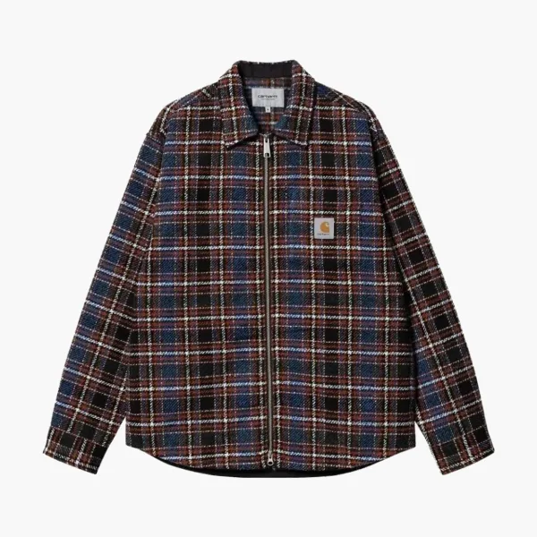Carhartt WIP Checked Flannel Zip Shirt Multicolor