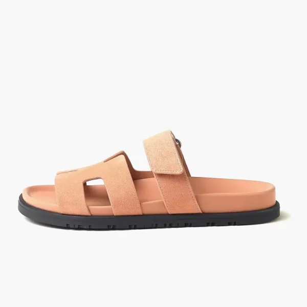 Hermes Chypre Slide Slippers WMNS Brown