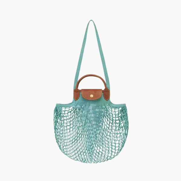 Longchamp Le Pliage Filet Top Handle Bag  Lagoon