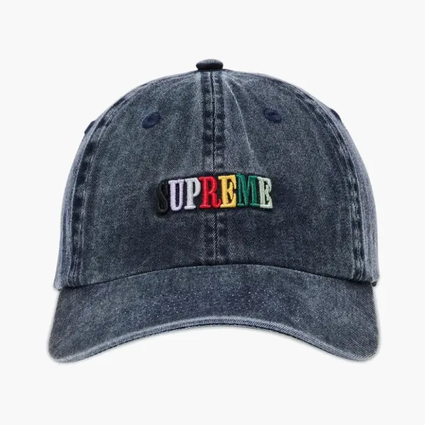 Supreme Pigment Dye 6-Panel Navy