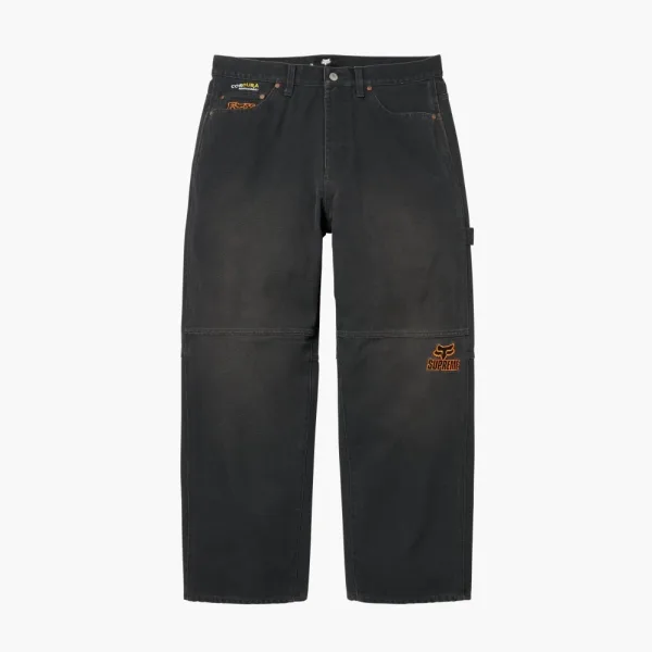 Supreme x Fox Racing Cordura Baggy Jeans Black