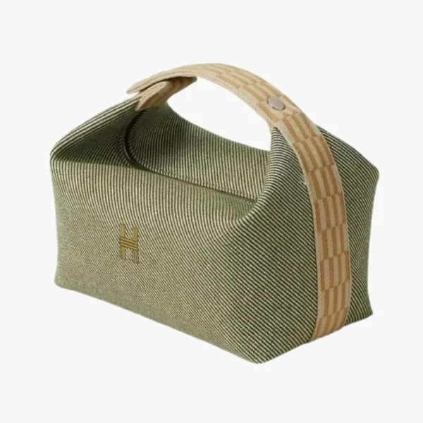 Hermes Small Bride-A-Brac Case Wool & Vert Foret