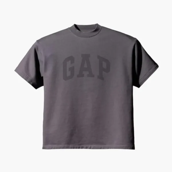 Yeezy X GAP X Balenciaga Dove Padded Heavy Fleece Tee Washed Black