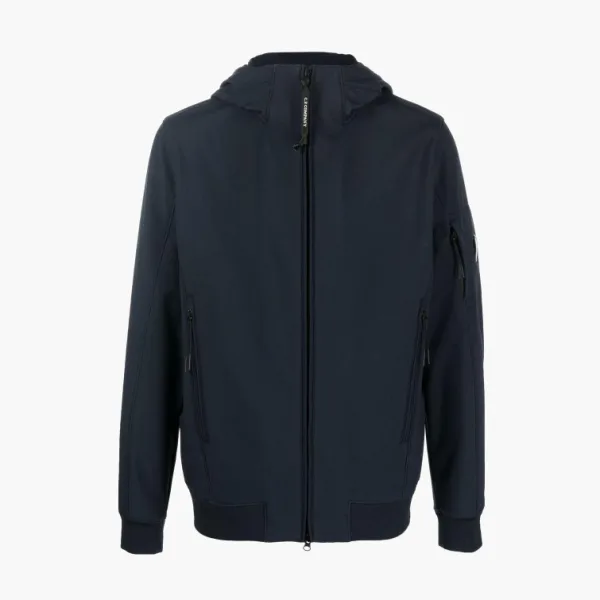 C.P. Company Lens-Detail Hooded Jacket Blue