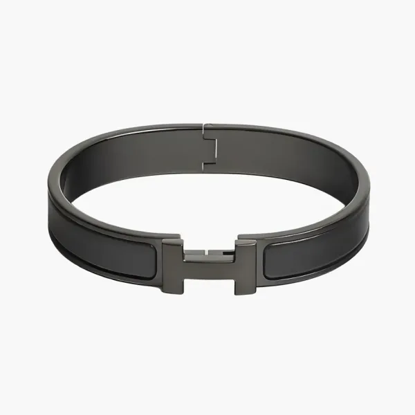 Hermès Clic bracelet Unisex Black