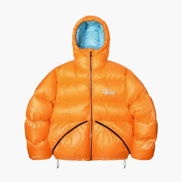 Stussy Micro Ripstop Down Parka Orange