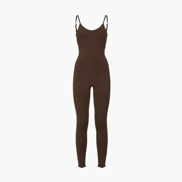 Alo Yoga Airbrush One And Done Onesie Espresso