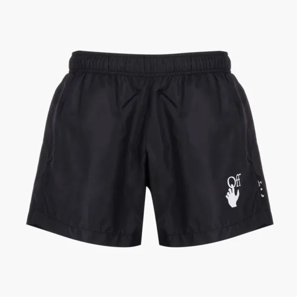 Off-White Hand Off Swimshorts Black