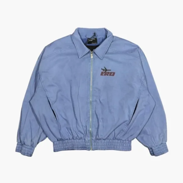 Enfants Riches Déprimés Death In Flight Zip Jacket Sun Faded Blue