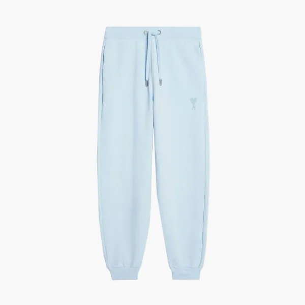 Ami Paris Cotton Track Pants Light Blue