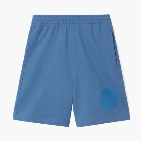 Burberry EKD Badge Cotton Shorts  Pool